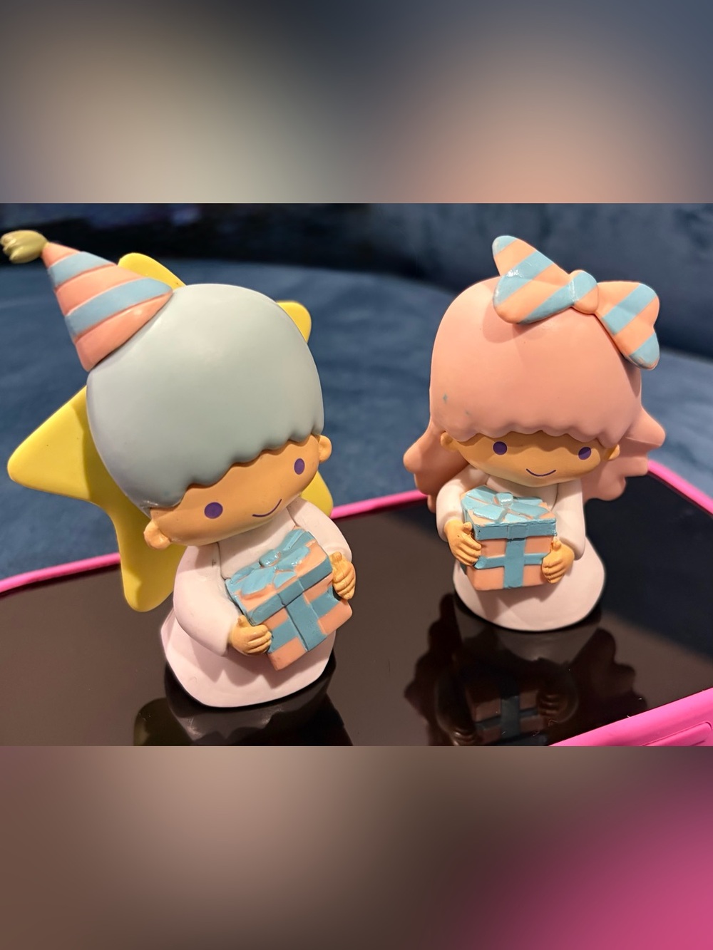Little Twin Stars Figurine Set - Party Scene Collectible